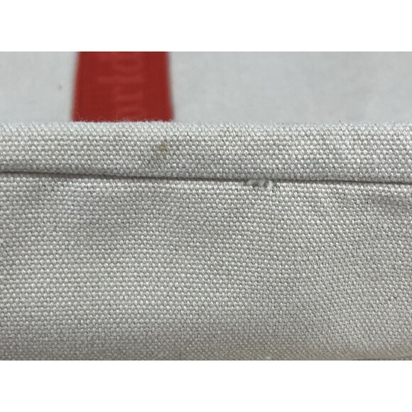 Walt Disney World Tan Canvas Beach Travel Vacation Tote Bag With Orange Straps - Picture 13 of 14